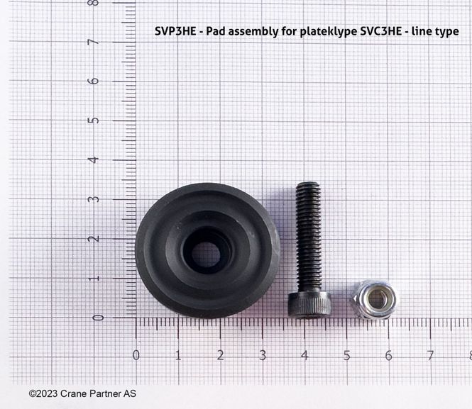 Hovedbilde SVP3HE - Pad sett til plateklype SVC3HE ...